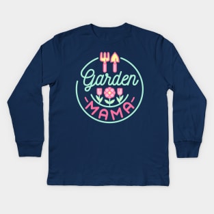 Farming Garden Mama Kids Long Sleeve T-Shirt